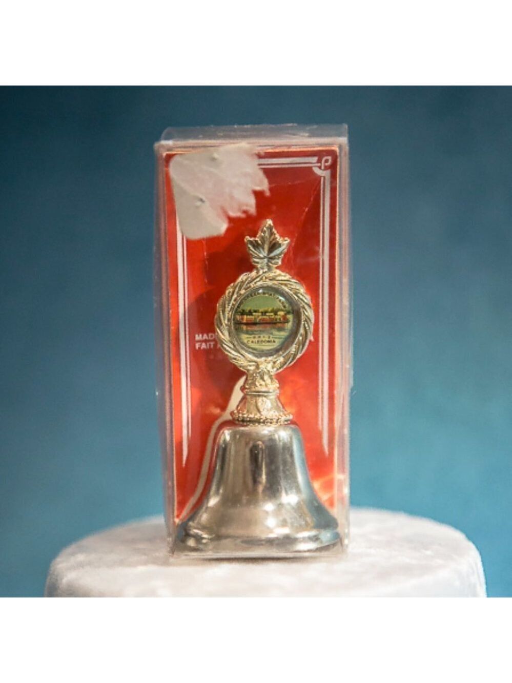 EARLY Souvenir Collector Bell BIG CREEK BOAT FARM RR#2 Caledonia Ontario